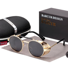 Load image into Gallery viewer, BARCUR Polarized Round Retro Sunglasses for Men and Women - petssportsandmore
