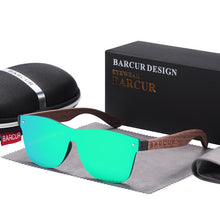 Load image into Gallery viewer, BARCUR Sunglasses Natural Black Walnut  for Men or Women Polarized UV400 - petssportsandmore

