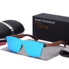 Load image into Gallery viewer, BARCUR Sunglasses Natural Black Walnut  for Men or Women Polarized UV400 - petssportsandmore
