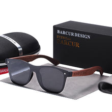 Load image into Gallery viewer, BARCUR Sunglasses Natural Black Walnut  for Men or Women Polarized UV400 - petssportsandmore
