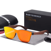 Load image into Gallery viewer, BARCUR Sunglasses Natural Black Walnut  for Men or Women Polarized UV400 - petssportsandmore
