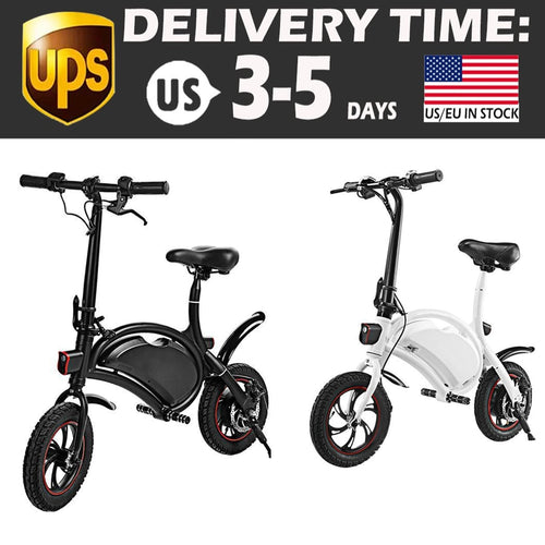 Portable Folding electric bike Men's/Women's outdoor city bicycle with Lithium battery 36V 6AH - petssportsandmore
