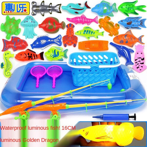50 pcs Children Magnetic Fishing Game - petssportsandmore