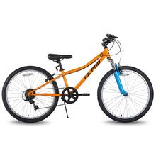 Load image into Gallery viewer, 7 Speed 24 inch Bicycle with Front and  Rear V Brakes - petssportsandmore
