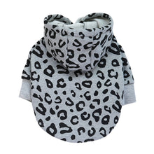 Load image into Gallery viewer, Leopard Dog Coat Classical Hooded Fleece - petssportsandmore

