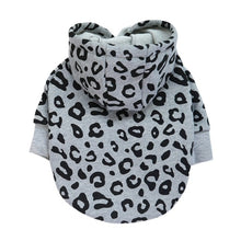 Load image into Gallery viewer, Leopard Dog Coat Classical Hooded Fleece - petssportsandmore
